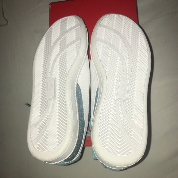 Sz 6.5 Left! Puma Girl’s Smash Glitz Glamm Sneaker - Picture 4 of 7